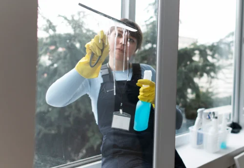 Nettoyage de vitres intérieures et extérieures à Tendon